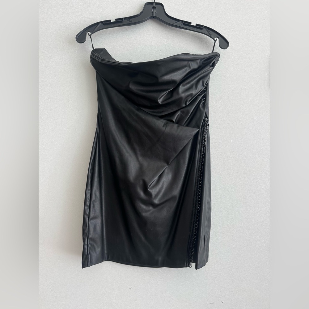 Zara Black Strapless Dress